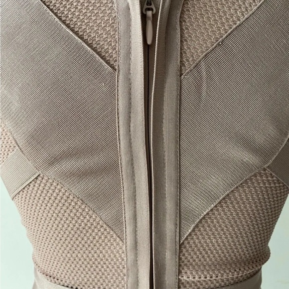 WOW Couture Blush Pink Bodycon Dress Size M 10 Bandage - Picture 4 of 5